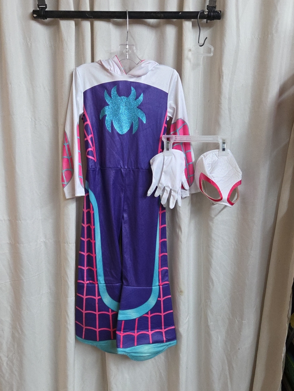 Jazwares Marvel Ghost Spider Gwen Stacy Toddler Costume 3T 4T Spidey Friends